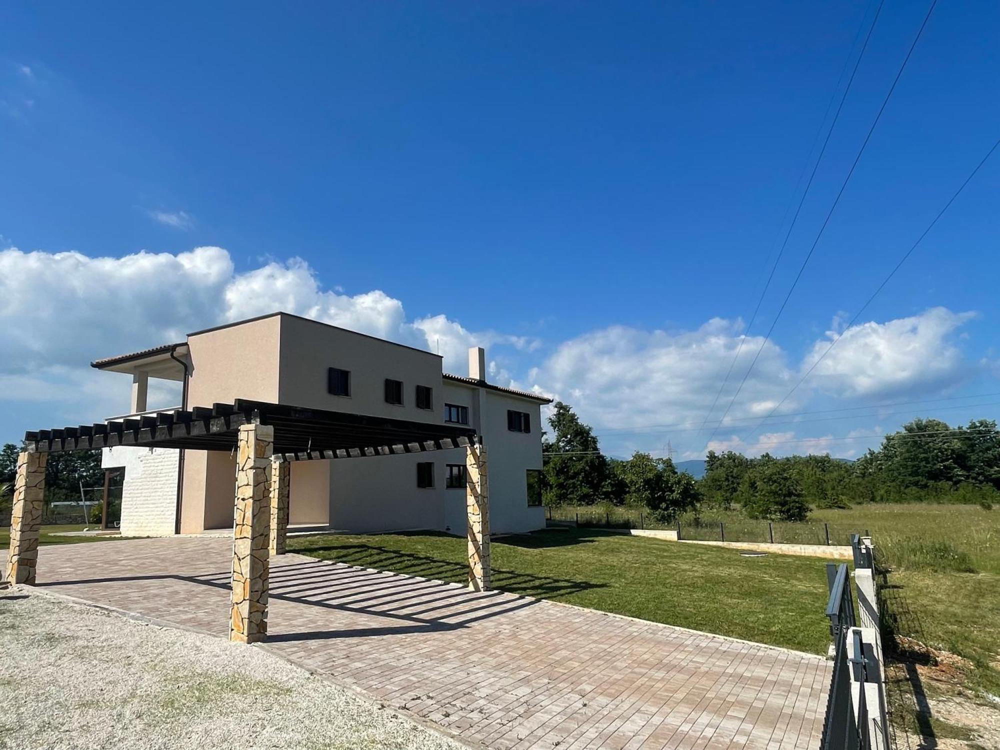 Villa Fluggi Near Labin Santalezi Экстерьер фото